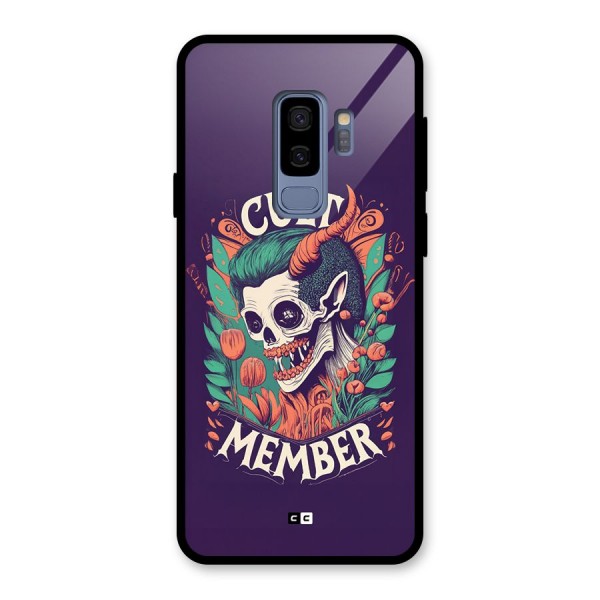 Cult Member Glass Back Case for Galaxy S9 Plus