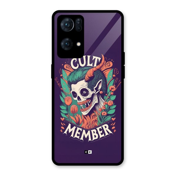 Cult Member Glass Back Case for Oppo Reno7 Pro 5G