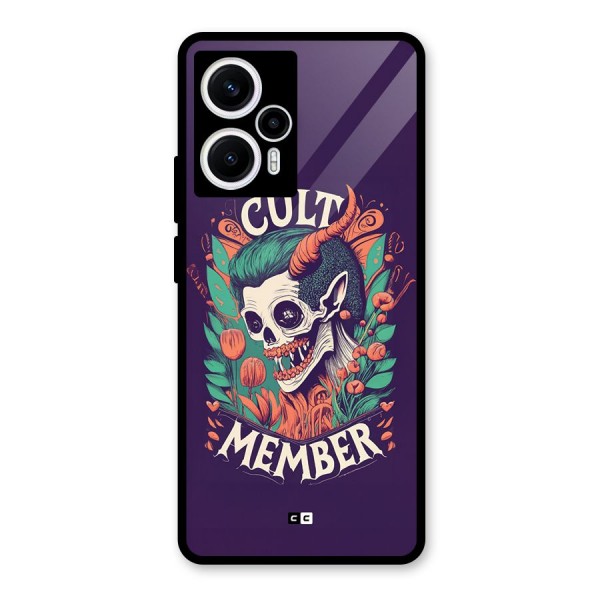 Cult Member Glass Back Case for Poco F5