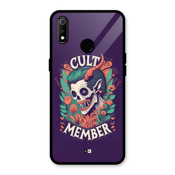 Cult Member Glass Back Case for Realme 3i