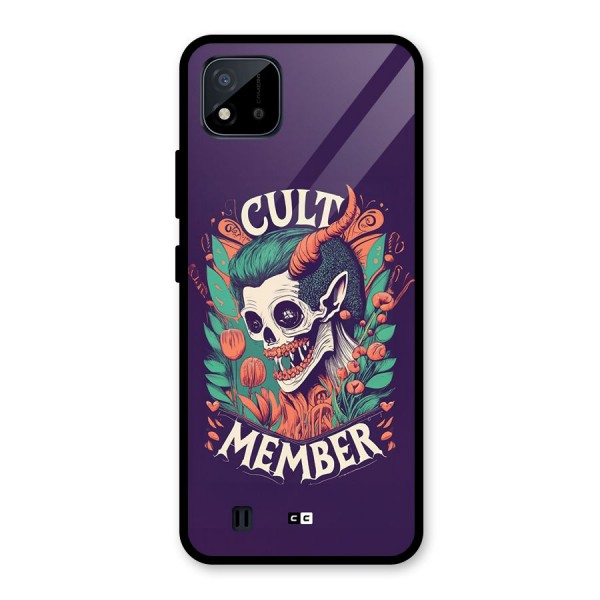 Cult Member Glass Back Case for Realme C11 2021