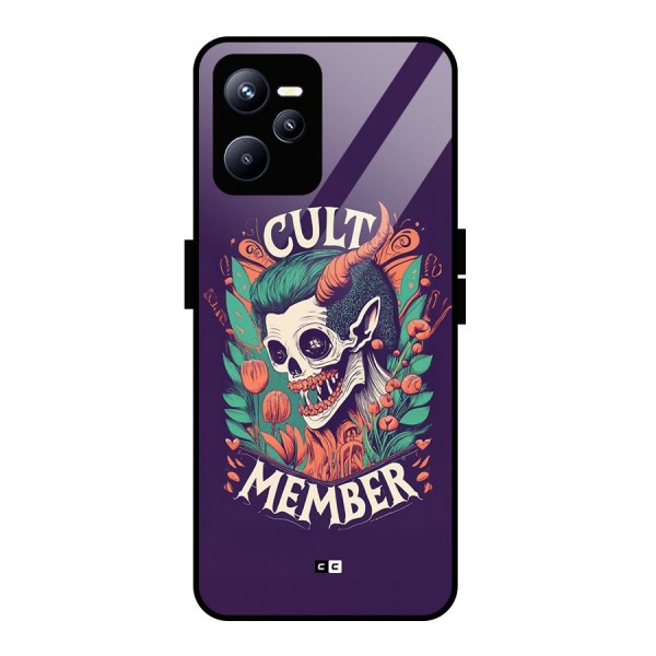 Cult Member Glass Back Case for Realme C35