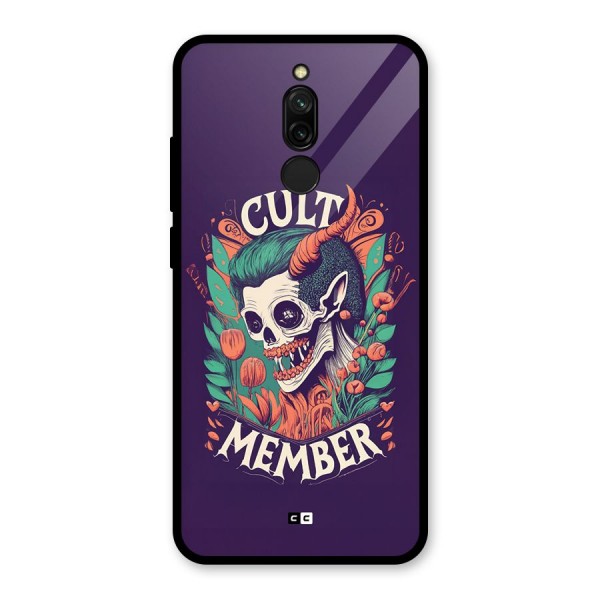 Cult Member Glass Back Case for Redmi 8