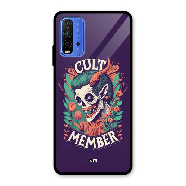 Cult Member Glass Back Case for Redmi 9 Power