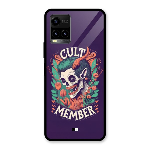 Cult Member Glass Back Case for Vivo Y21 2021