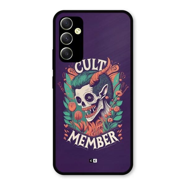 Cult Member Metal Back Case for Galaxy A34