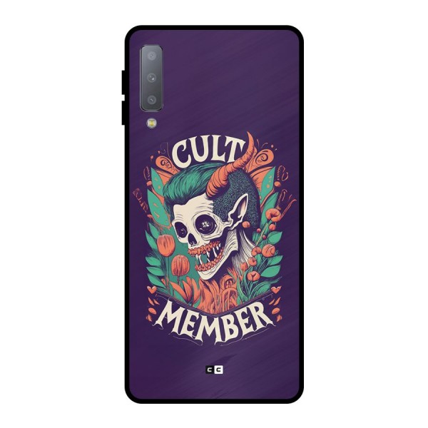 Cult Member Metal Back Case for Galaxy A7 (2018)