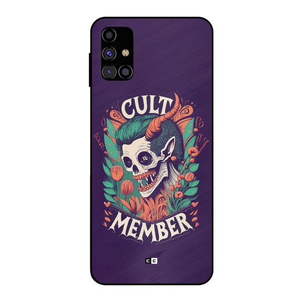 Cult Member Metal Back Case for Galaxy M31s