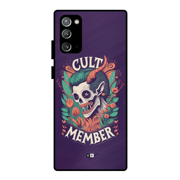 Cult Member Metal Back Case for Galaxy Note 20