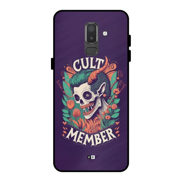 Cult Member Metal Back Case for Galaxy On8 (2018)