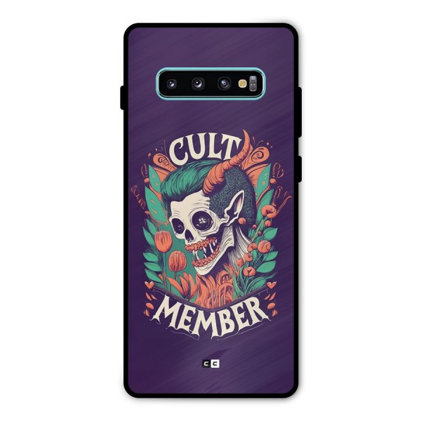 Cult Member Metal Back Case for Galaxy S10 Plus