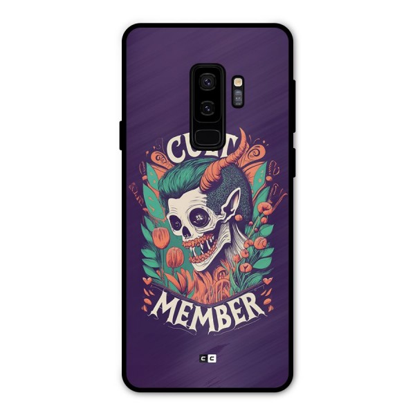 Cult Member Metal Back Case for Galaxy S9 Plus