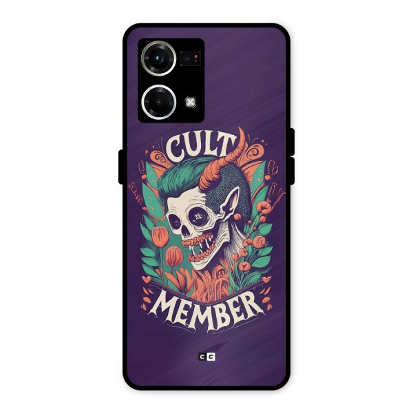 Cult Member Metal Back Case for Oppo F21 Pro 4G