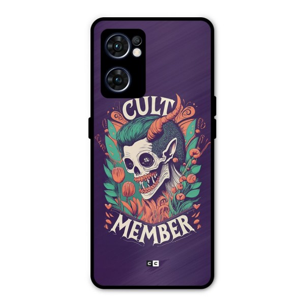 Cult Member Metal Back Case for Oppo Reno7 5G