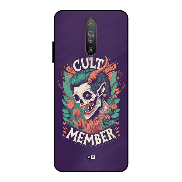 Cult Member Metal Back Case for Poco X2