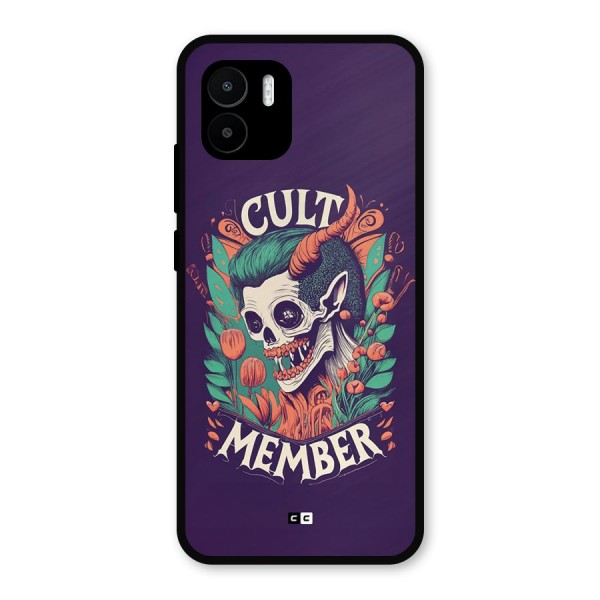 Cult Member Metal Back Case for Redmi A1