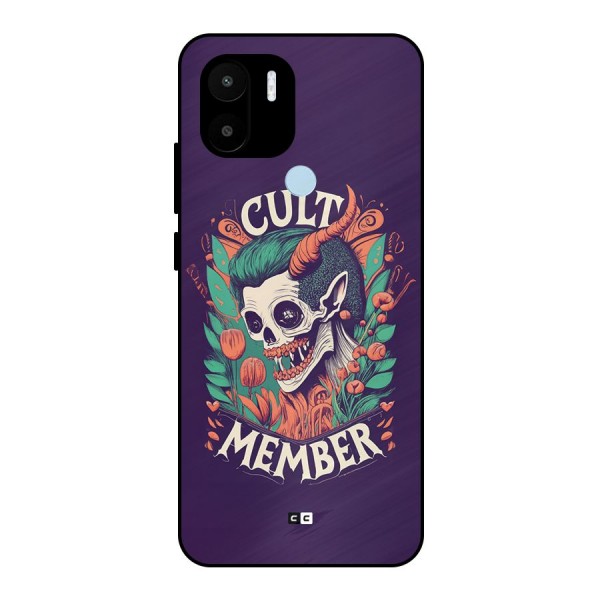 Cult Member Metal Back Case for Redmi A1 Plus