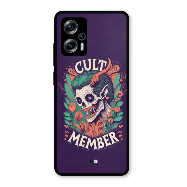 Cult Member Metal Back Case for Redmi K50i