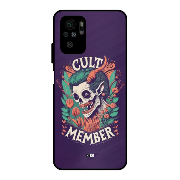 Cult Member Metal Back Case for Redmi Note 10