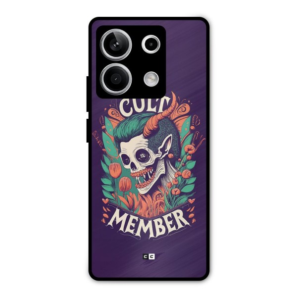 Cult Member Metal Back Case for Redmi Note 13 5G