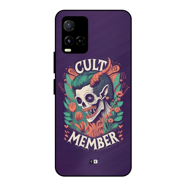 Cult Member Metal Back Case for Vivo Y21 2021