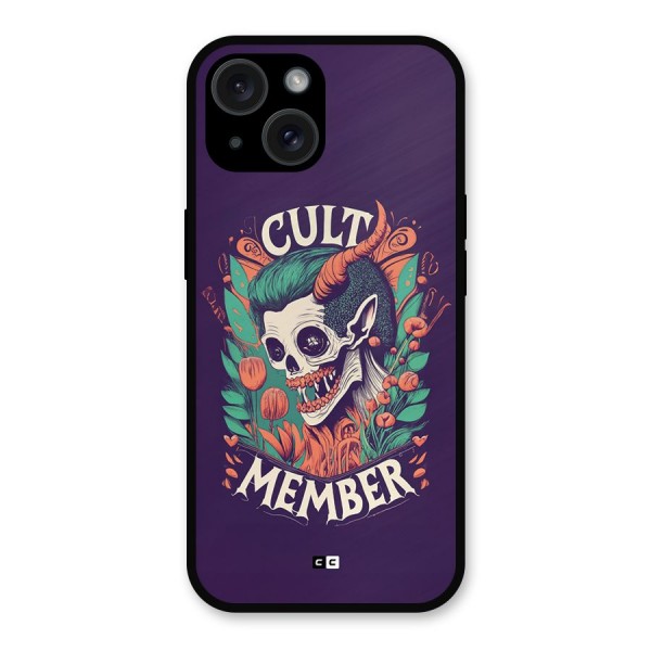 Cult Member Metal Back Case for iPhone 15