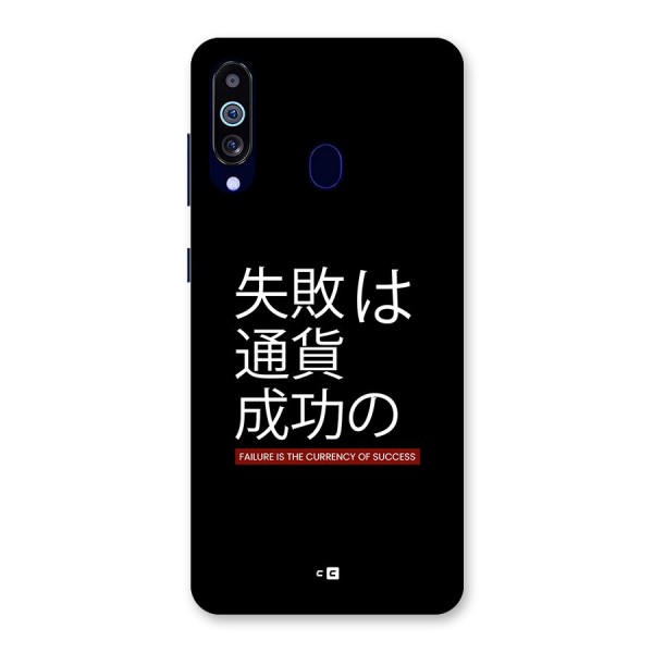 Currency Of Success Back Case for Galaxy A60