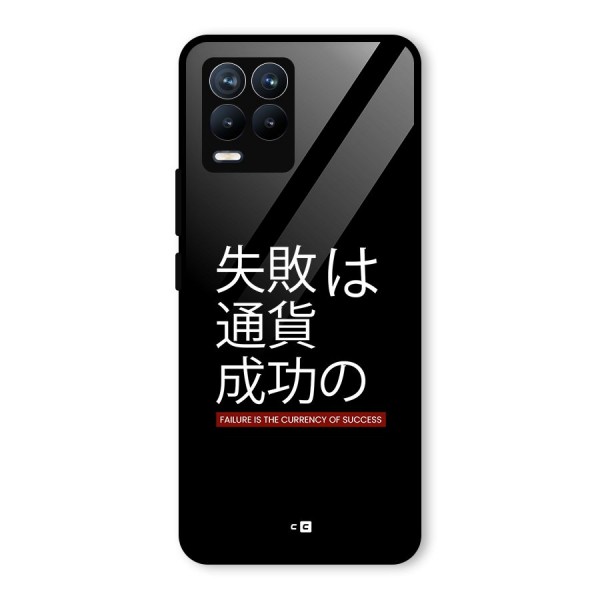 Currency Of Success Glass Back Case for Realme 8 Pro