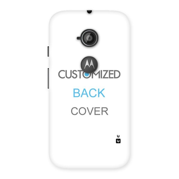 Customized Back Case for Moto E 2nd Gen