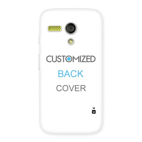 Customized Back Case for Moto G