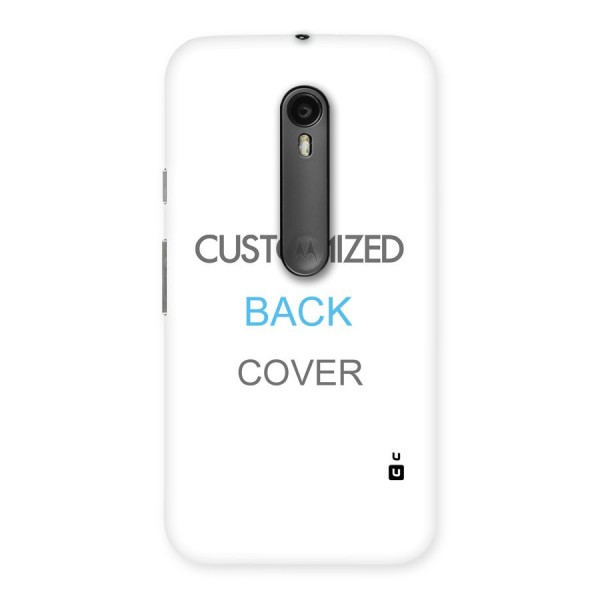 Customized Back Case for Moto G3