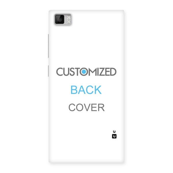 Customized Back Case for Xiaomi Mi3