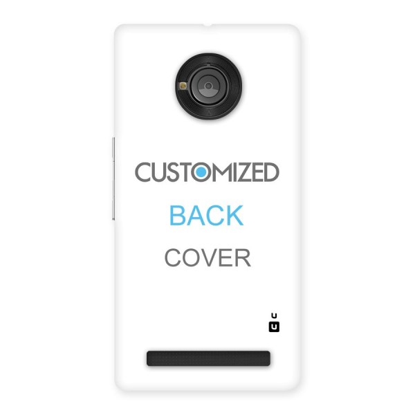 Customized Back Case for Yu Yuphoria