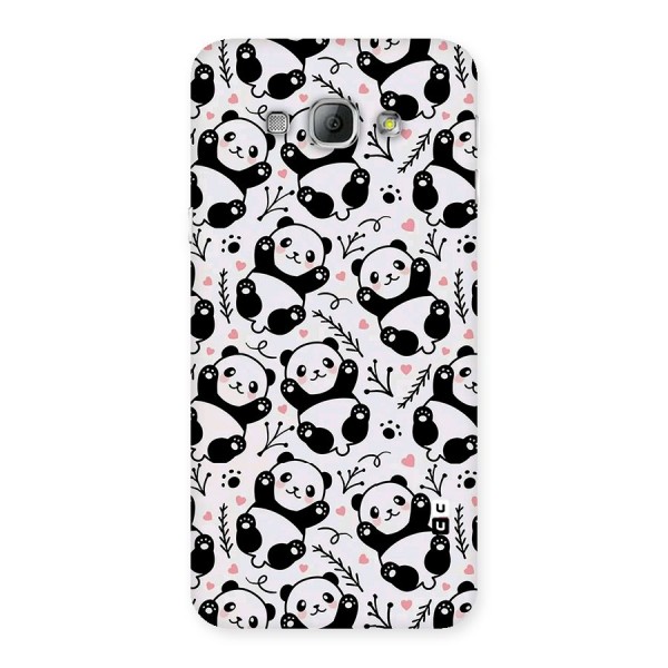 Cute Adorable Panda Pattern Back Case for Galaxy A8