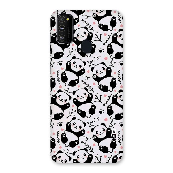 Cute Adorable Panda Pattern Back Case for Galaxy M30s