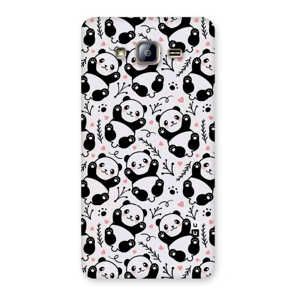 Cute Adorable Panda Pattern Back Case for Galaxy On5