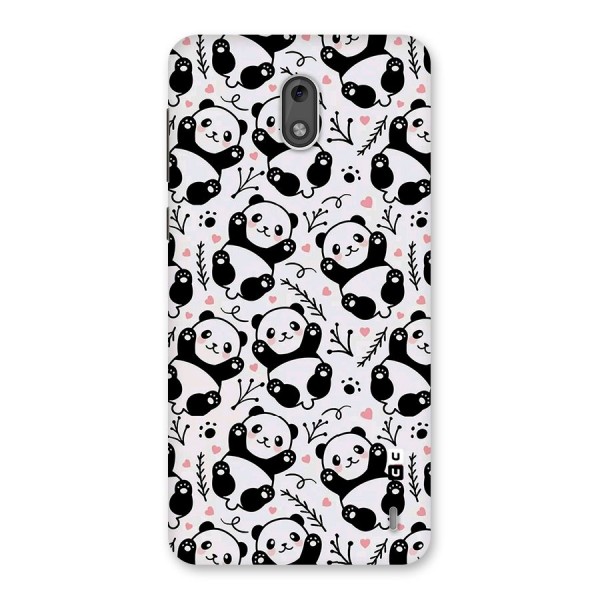 Cute Adorable Panda Pattern Back Case for Nokia 2