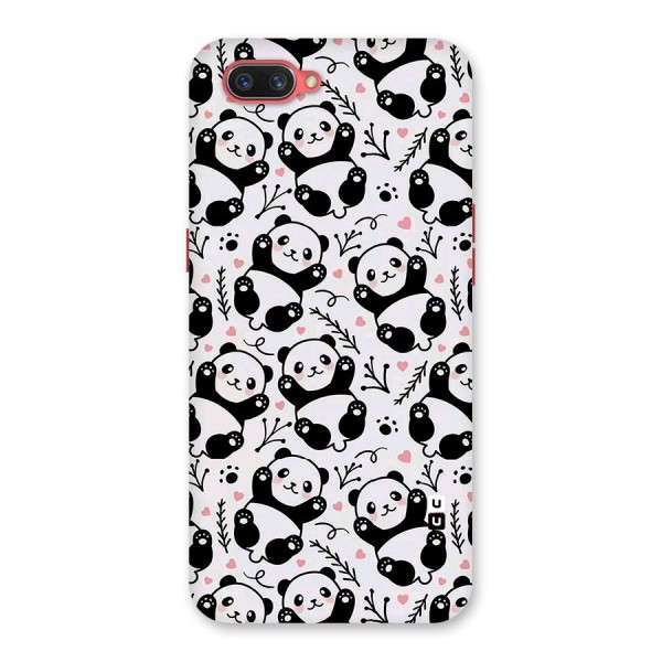 Cute Adorable Panda Pattern Back Case for Oppo A3s