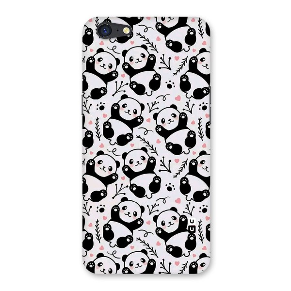 Cute Adorable Panda Pattern Back Case for Oppo A71