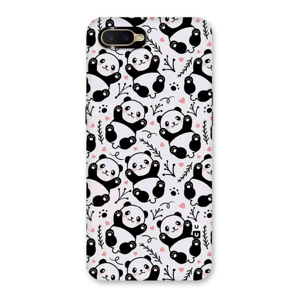 Cute Adorable Panda Pattern Back Case for Oppo K1