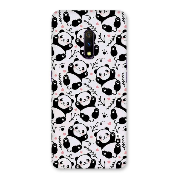 Cute Adorable Panda Pattern Back Case for Realme X