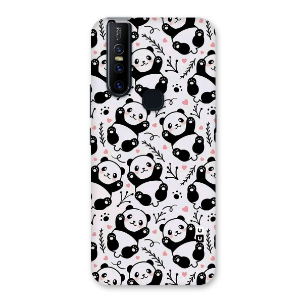 Cute Adorable Panda Pattern Back Case for Vivo V15