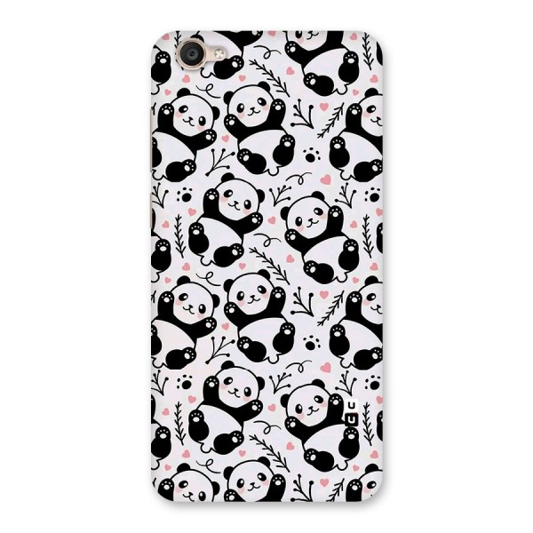 Cute Adorable Panda Pattern Back Case for Vivo Y55s