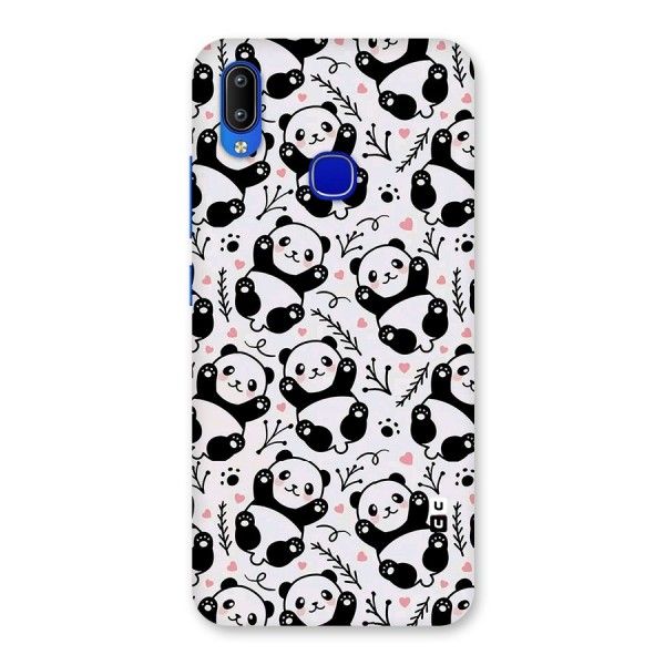 Cute Adorable Panda Pattern Back Case for Vivo Y91