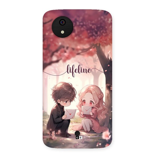 Cute Anime Couple Back Case for Canvas A1  AQ4501