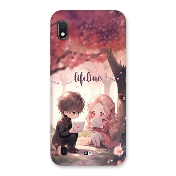 Cute Anime Couple Back Case for Galaxy A10