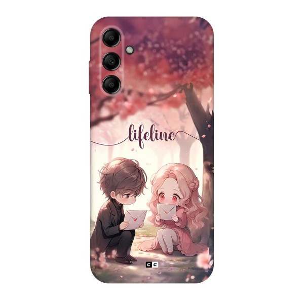 Cute Anime Couple Back Case for Galaxy A14 5G