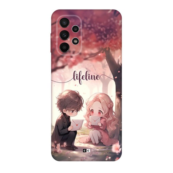 Cute Anime Couple Back Case for Galaxy A23