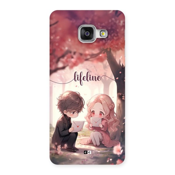 Cute Anime Couple Back Case for Galaxy A3 (2016)