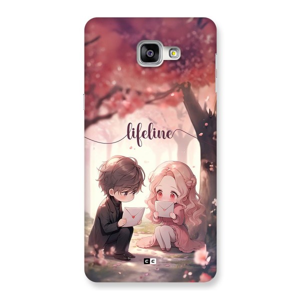 Cute Anime Couple Back Case for Galaxy A9